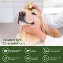 Eye Drops for Dogs & Cats - Veterinary-Recommended Pet Eye Care Solution - Cleanses Dirt, Soothes Redness, Relieves Dryness, Reduces Tear Stains
