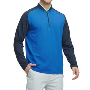 M MAELREG Quarter Zip Pullover Men Moisture Wicking Micro Fleece Performance Raglan Collarless Golf Sweatshirts for Men, XXL