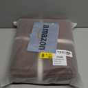 JIYUAN 100% Washed Cotton Duvet Cover Set 3 Pieces Queen, 1 Duvet Cover 90x90 Inches(Comforter Not Included) and 2 Pillowcases,Linen Feel Bedding Set Comfy and Breathable,Chocolate Brown