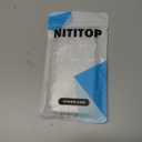 NITITOP Compatible with iPhone 11 Case Clear Cute Bowknot Ribbon Pattern for Women Girls Soft TPU Anti Yellowing Shockproof Full Camera Protection Cover - Blue