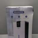 Dehumidifier, Dehumidifiers for Home, 98 OZ Water Tank, (1000 sq.ft) Quiet Dehumidifier for Basement Bathroom Bedroom with Humidity Display, Auto Shut Off, Relaxing 7 Color Ambient Light(White)