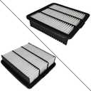 Engine & Cabin Air Filter Fit for 2021-2024 Hyundai Elantra 2.0L, 2024-2025 Hyundai Kona 1.6L 2.0L, Replace 28113-AA100 97133-L1000 28113AA100 97133L1000