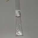 DOITOOL 17 Inch Clear Plastic Vertical Blind Wand with Hook and Grip Replacement Curtain Pull Rod Accessories for Window Blinds in Home and Office