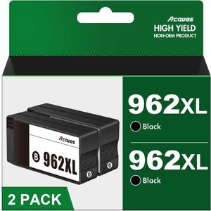 962XL Ink Cartridges Combo Pack HP962XL/962 Ink Cartridges Combo Pack for HP Ink 962XL Combo Pack HP962XL Use with HP Officejet Pro 9010 9015 9018 9020 9025 Printers, 4 Pack