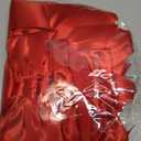 AIMUDI Satin Ribbon Twist Tie Bows for Treat Bags 4.5" Pre-Tied Red Bows for Christmas Tree, Crafts, Gift Wrap, Baby Shower, Wedding Decor, Party Favors - 36 PCs