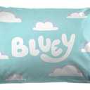 Jay Franco Kids Sheet Set with Fitted, Flat Sheets & Pillow Cover - Ultra-Soft Bedding with Pillowcase for Room Decor, White - Bluey, 3 Piece Toddler