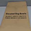 Elevated Dog Bowls for Medium Size Dogs, Non-Slip Dog Feeder with 1*Stainless Steel Dishes & 1*Slow Feeder Bowl, 5 Heights Adjustable Raised Bowls to 3.15-8.66-9.84-11.02-12.2 (Pink)