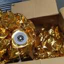 Inflatable Mirror Ball 0.6m/24in Big Shiny Balls Airtight Giant Mirror Balloon Large PVC Sealed Sphere For Events & Stage Party, Advertising, Shows Decoration(2 Piece,Gold,Without Air Pump)