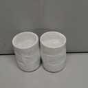 1 Oz Mini Porcelain Ramekins Set of 6, Small Ceramics Souffle Dish, Exactly Designed for Dipping Sauce, Ketchup, Salsa and Jams, 30ml White