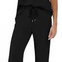 Sampeel Lounge Sets for Women V Neck Turn-UP Sleeves Tops Wide Leg Pants 2 Piece Sets Oversized Summer Vacation Outfits 2026, Medium