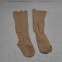 Sosation Thigh High Zipper Compression Socks 20-30 mmHg Zipper Compression Stockings Thigh High for Women Men Swelling Edema (XX-Large, Beige)