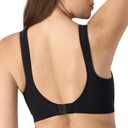 Bali Women's Wireless Bra, Comfort Revolution Seamless T-Shirt Bras for Women, ComfortFlex Fit (Black, M)