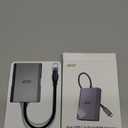 Acer USB C to Dual HDMI Adapter 4K@60Hz, 4-in-1 HDMI Splitter for Dual Monitors with 100W PD, USB 3.0, Docking Station Dual Monitor Compatible with Acer, MacBook Air/Pro, Dell XPS, HP, etc