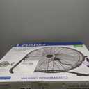 Lasko 20" Black High Velocity Wall Mount Fan with Pivoting Head - 3 Speeds, Ideal Wall Mount Fan or Floor Fans for Home, Garage, Attic, 2264QM
