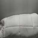 Niagara Mattress Topper Twin XL Extra Long Quilted Back Pain Relief Plush Down Alternative Pillow Top Fitted Skirt Protector Cooling Mattress Pad Deep Pocket Fits 20 Inches Soft White (39x80 Inches)