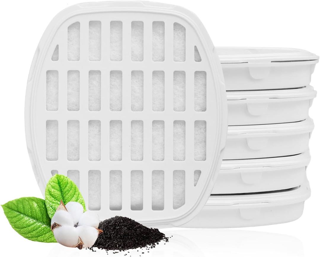 DOGNESS Pet Fountain Filter for D06 (6 Pieces - 3.2L Filters)