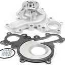 MPLUS 170-4000 AW6197 Engine Water Pump fits 2008-2021 for Lexus LX570 5.7L, 2008-2021 for Toyota Land Cruiser 5.7L, 2008-2022 Sequoia 5.7L, 2007-2021 Tundra 5.7L