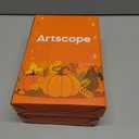 2 x Artscope Halloween Decorative Throw Pillow Covers 18x18 Inch Set of 4, Ghost Trick or Treat Pumpkin Sweet But Spooky Outdoor Farmhouse Pillow Cases for Home Sofa Couch-Orange