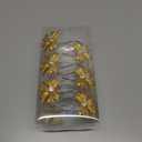 Gold Bow Shower Curtain Hooks Rings Bow Knot Decorative Shower Curtain Hooks Cute Resin Hanger for Bathroom Metal Sparkle Art Decor 12 PCS