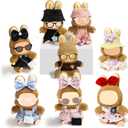 Doll Clothes (NO Doll) 15cm 17cm Pink Outfits for Dolls Cute Pink Hat Camere Glasses Exquisite Clothes Accessories Compatible