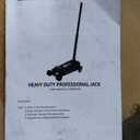 3 Ton Floor Jack (6600 lbs), Heavy Duty Hydraulic Jack for Car, Heavy-Duty Floor Jack with Single Piston Pump, Quick Lift Car Jack 3 ton with Lifting Range 5.5'' to 18.5''