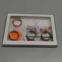 5 Pack Ring Cover Compatible with Oura Ring Gen 4/Oura Ring Gen 3 Horizon/Heritage, Abrasion-Resistant TPU Case for Oura Ring Protector Accessories for Oura Size 10 (Clear+Silver+Gold+RoseGold+Pink)