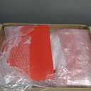 Henoyso 24 Pcs 1.5 Inch 3 Ring Plastic Binder, 1.5 Inch, Red