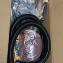 GEVEELIFE Drywall Sander, 880W 7.33A Electric Drywall Sander with Vacuum Dust Collector, 5 Variable Speed 1000-2100RPM, LED Light, Foldable & Extendable Handle, 12 Sanding Discs