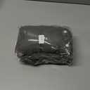 Microfiber Ruffle Pillow Shams Standard Size Set of 2, 20X26 - Solid Ruffled Fringe Design Pillow Cases Soft & Breathable - Unique Collection Decorative Pillow Covers 20X26 - Dark Grey