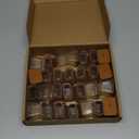 28Pcs Chair Leg Floor Protectors Rectangle for Hardwood Floors Silicone Caps Covers Felt Furniture Pads Clear Chair Sliders, Protect The Floor from Scratches(Fit:L 1.12"-1.5",W 0.75"-1")