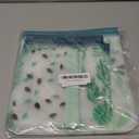 10 Pack Dishwasher Safe Reusable PEVA Food Storage Bags, Leak proof Reusable Freezer Bags for Food Storage Home Organization Traval & Make-up BPA FREE for Food Storage Home BPA FREE for Salad Fruit