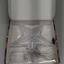 Christmas Tree Topper Star Warm White Light,Star Tree Topper for Christmas Tree Decoration Xmas Tree Topper with 30 LED Lights Battery and USB Powered 8.7 Inch