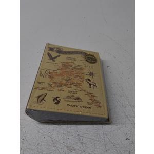 Arctic Circle Vintage Alaska Map Laminated Photo Album 96 Photo Album 2 Pack