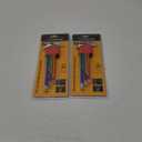 Lichamp 18-Piece Long Allen Wrenches Sets, Metric and Standard Allen Key Set Hex Key with Ball End, SAE 1/16 to 3/8 inch, Metric 1.5 to 10 mm