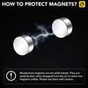 DIYMAG Super Strong Neodymium Magnet, 40 x 20mm Rare Earth Magnets High Power Round Magnetic Large Magnetics Permanent Disc Magnetism 2 Piece (1.57inx0.79in)