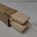 Nursery Book Shelves for Wall Set of 3Natural Wood Wall Bookshelves for Kids Room(32 inches Set of 3)