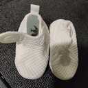 Baby Sneakers Boys Girls Slip On Shoes First Walking Crib Shoes White 12.5 Cm 6-12 Months