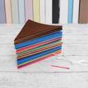 6 Pack 72 Flags Rainbow Pennant Banner 5.9 Ft Bunting Flags