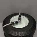 2-Pack 4.10/3.50-6" Flat-Free Tire, Hand Truck Tire on Wheel, 3" Centered Hub 5/8" Ball Bearings