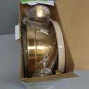 20 PCS Gold Mixing Bowls with Lids Set - 7 Mixing Bowls with 3 Graters, 8 Measuring Spoons, 1 Whisk, and 1 Food Tong, Nesting Bowl Set for Baking, Cooking, Meal Prep