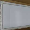 Magnetic White Board for Wall, 18" x 12", Rustic Whitewashed Wooden Frame