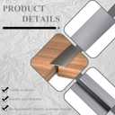 4pcs Grey T Molding Floor Transition Strip, 4ft x 1.6in Aluminum Laminate Transition Strip for Flooring - Floor Flat Divider Strip Doorway Edge Trim for Joining Floor Gaps, Threshold