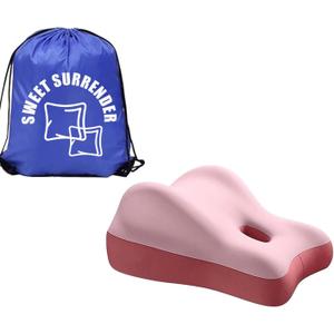 Sweet Surrender Couples Pillow, Pregnancy Wedge Pillow Memory for Back,Waist and Neck Support, Multi Position Comfort