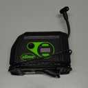 Slime 40088 Tire Inflator, Portable Car Air Compressor, Inflate Right automatic shut off, with Digital 99 psi Display, Long Hose and LED Light, 12V, 6 min inflation (Compact)