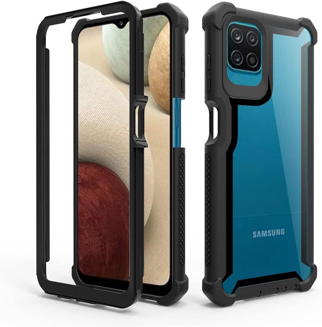 Asuwish Phone Case for Samsung Galaxy Note 10 Lite Cover Rugged Shockproof Hard Drop Proof Full Body Protective Heavy Duty Hybrid Mobile Dual Layer Cell Accessories A81 M60S N770F Women Men Black