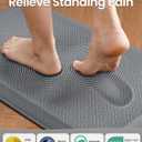 Ophanie Kitchen Mats for Floor,3/4 inch Thick,20x39 Anti Fatigue Cushioned Mat,Kitchen Rugs,Waterproof,Comfort Ergonomic Standing Mat for Office,Home,Sink with 99+ Pairs of Anti-Slip Bottom Ridges