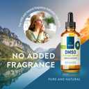 WoldoHealth DMSO 99.9% Pharmaceutical Grade 3.38 oz - FT-IR Verified Dimethyl Sulfoxide, Low Odor Solvent in Glass Bottle with Dropper, Exp Date: 30/11/2028