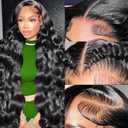 MCLOUD 28 Inch Body Wave Lace Front Wigs Human Hair 13x6 HD Lace Front Wigs Human Hair Pre Plucked 200 Density Natural Color Glueless Wig for Women