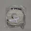 G-PLUG 50FT RG6 Coaxial Cable Connectors Set - High-Speed Internet, Broadband and Digital TV Aerial, Satellite Sky Cable Extension- Weather-Sealed Double Rubber O-Ring and Compression Connectors White