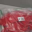 Civaner 16.4 ft Christmas Velvet Bow Garland Staircase Decorations with 6 Pcs 27.5 Inch Large Bow for Stair Railing Fireplace Fence Mantle Holiday Decor Xmas Indoor Outdoor(Red)